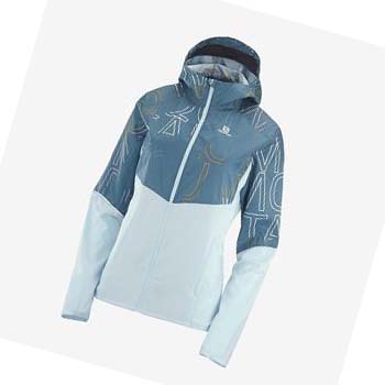 Chaquetas Salomon AGILE WIND WINDBREAKERS Mujer Verdes | MX 2461GSO